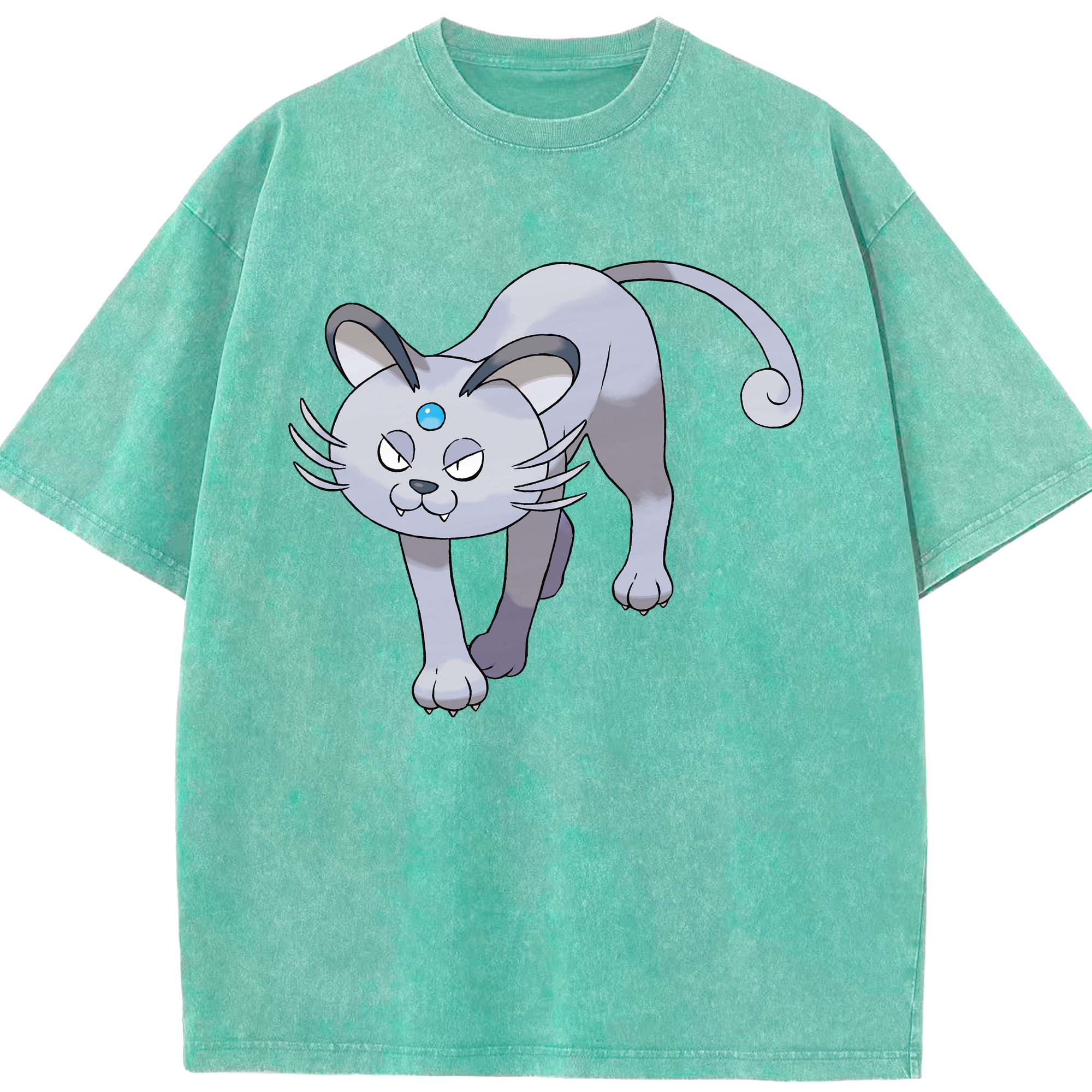 （画像用） ポケットモンスター Pokémon 綿100% ヴィンテージ風 半袖Tシャツ（フロントプリント）